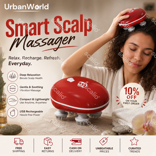 Smart Electric Scalp Massager Portable Head Massager Device (1 Pc)